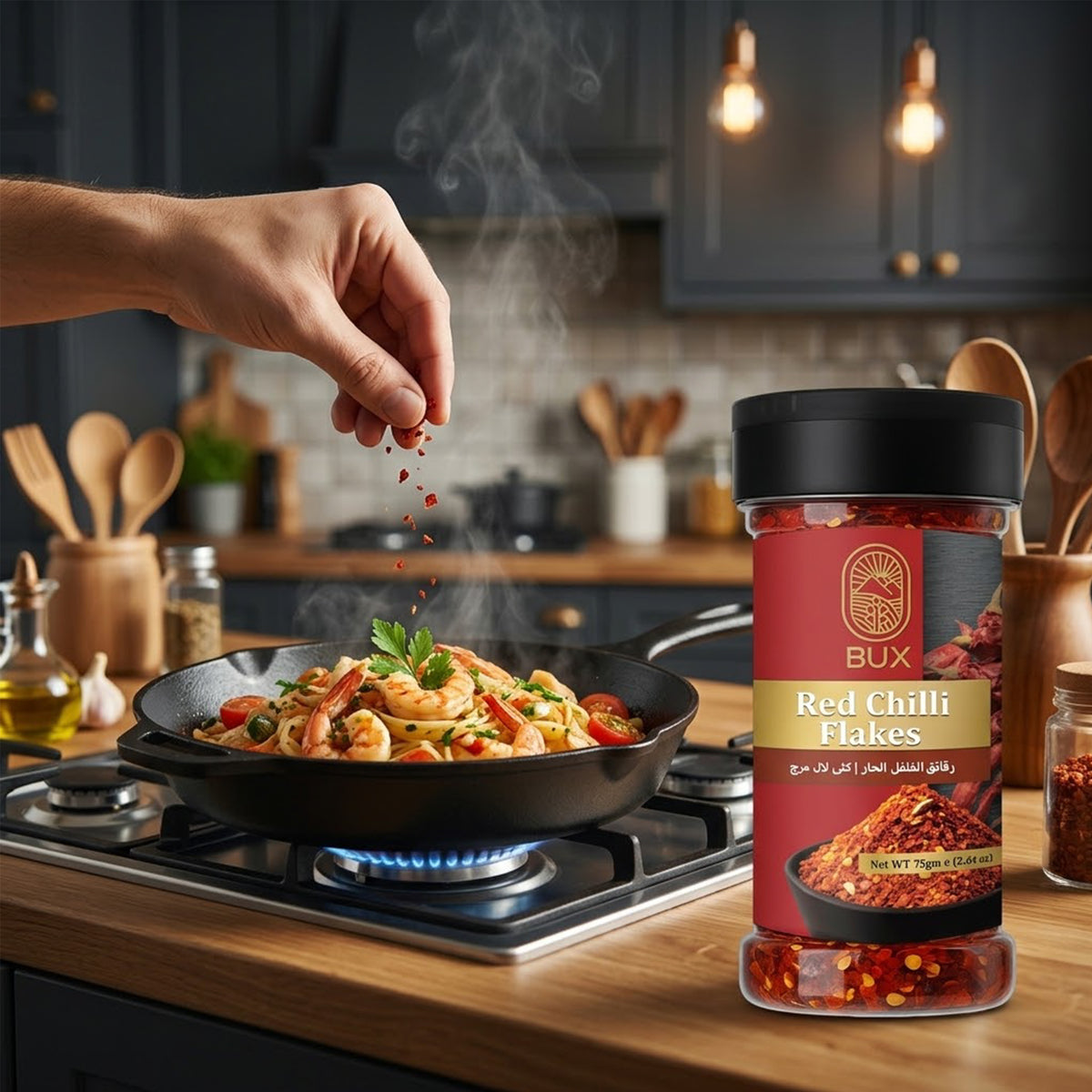 Bux Red Chilli Flakes 75gm