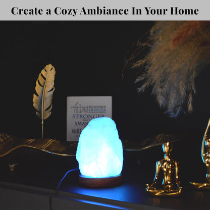 BUX Himalayan Natural Salt USB Lamp multi Color