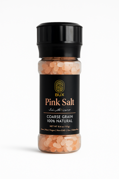 Bux Himalayan Pink Salt Fine Grain Pet Shaker 200gm