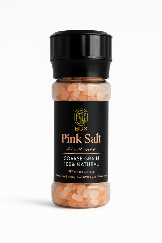 Bux Himalayan Pink Salt Fine Grain Pet Shaker 200gm