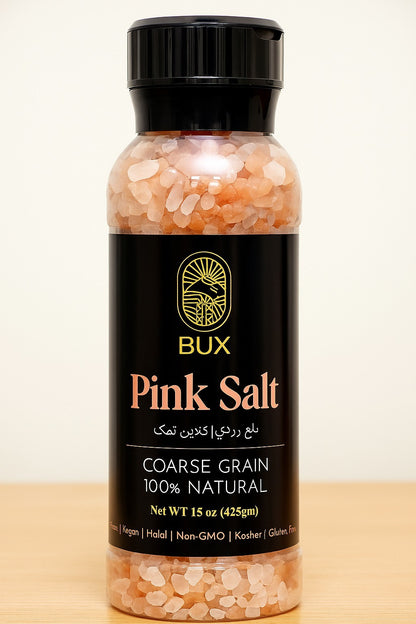 Bux Himalayan Pink Salt Fine Grain Pet Shaker 200gm