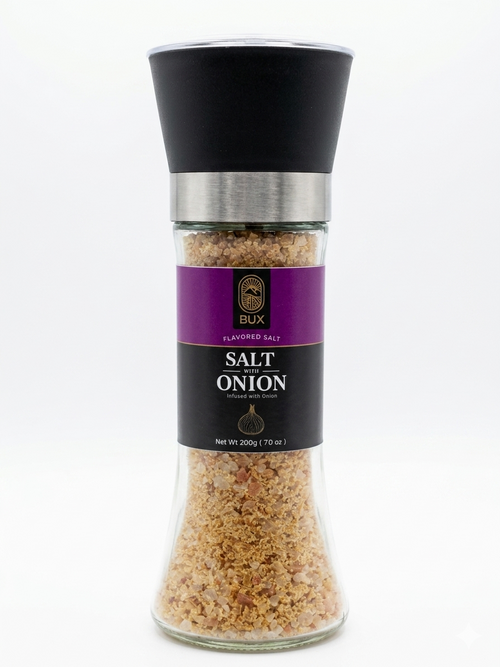 Bux Salt With Onion Glass Grinder 200gm