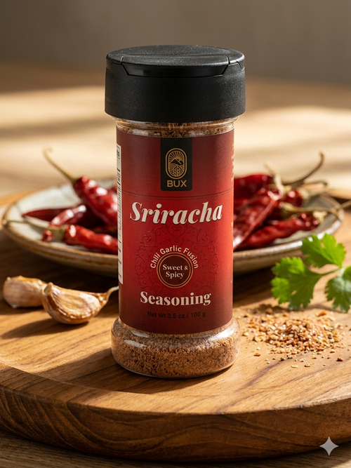 Bux Sriracha Salt Seasoning Shaker 120gm