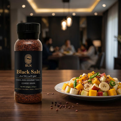 Bux Black Coarse Salt Pet Grinder 425gm