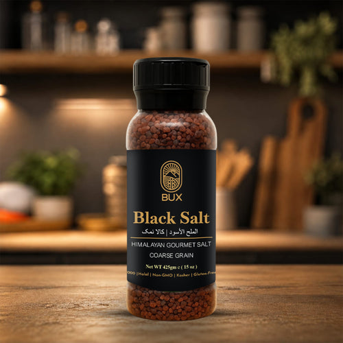 Bux Black Coarse Salt Pet Grinder 425gm