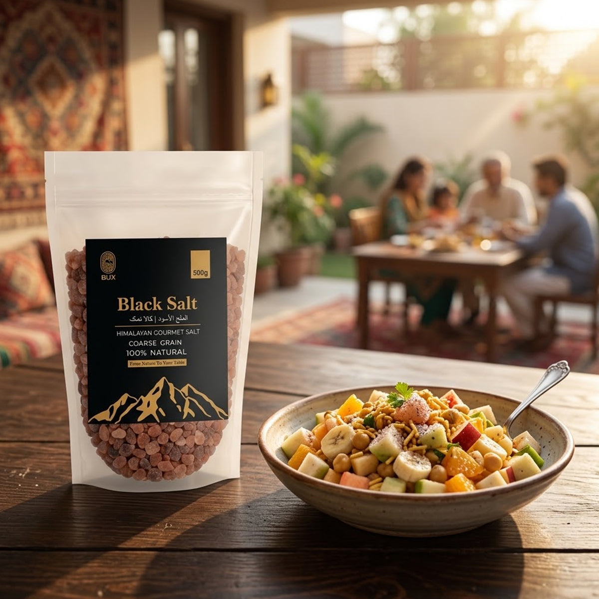Bux Himalayan Black Coarse Salt Standup Pouch