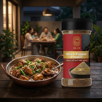 Bux Black Pepper Powder 75gm