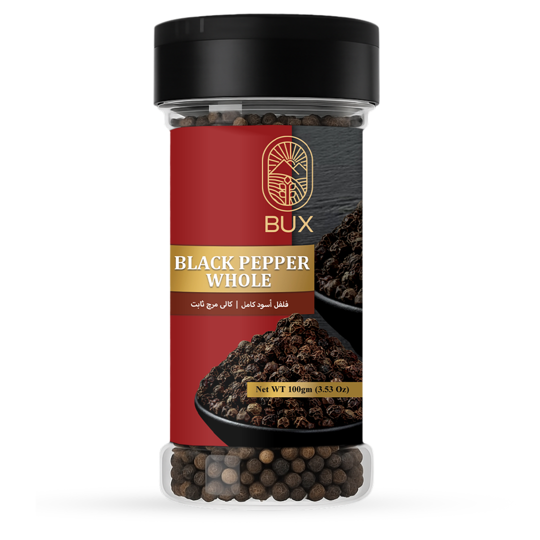 Bux Black Pepper Whole 75gm