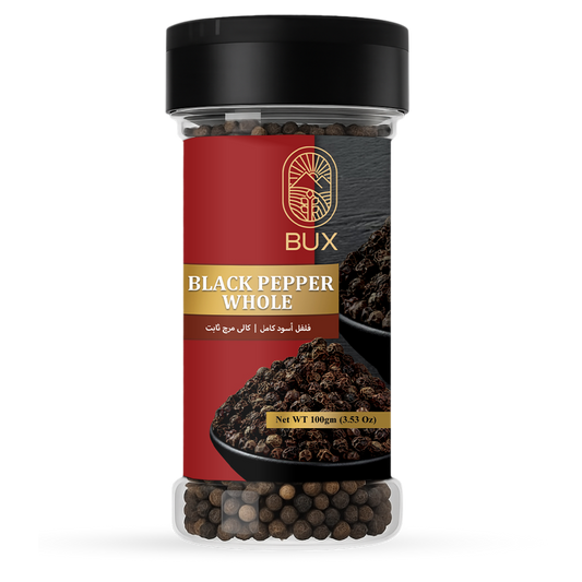 Bux Black Pepper Whole 75gm