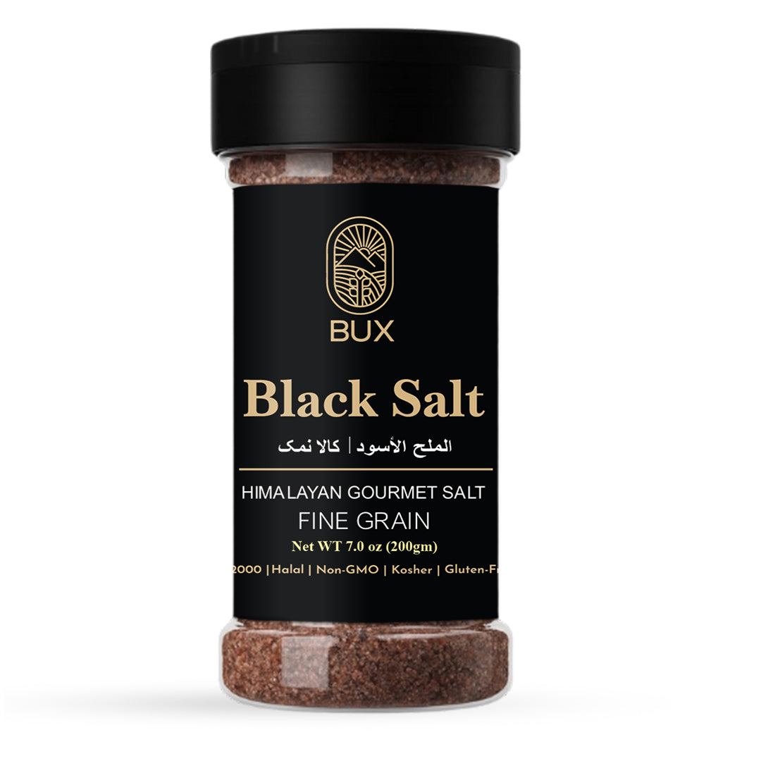Bux Himalayan Black Salt Fine Grain Pet Shaker 200gm