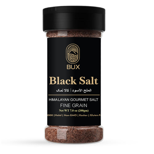 Bux Himalayan Black Salt Fine Grain Pet Shaker 200gm