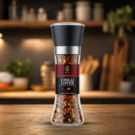 Bux Chilli Lover Seasoning Glass Grinder 70gm