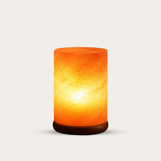 Bux Himalayan Salt Cylinder Shape USB Lamp Multi Colors