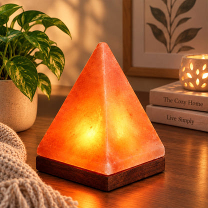 BUX Himalayan Salt Pyramid Shape Multi Color USB Lamp
