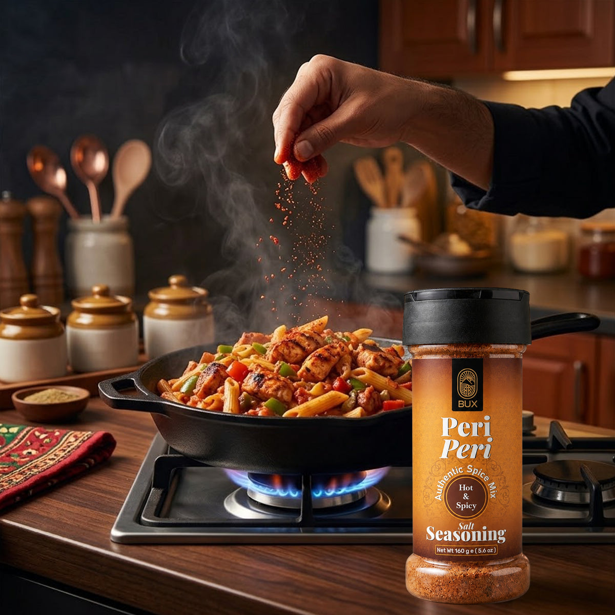 Bux Peri Peri Salt Seasoning 120gm