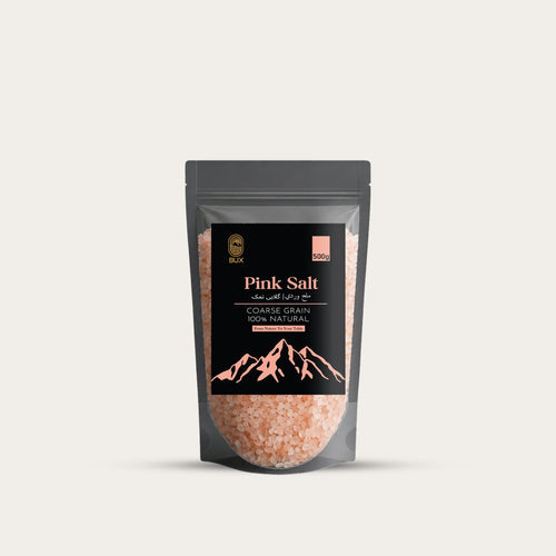 Bux Himalayan Pink Salt Coarse Grain Zip Lock Standup Pouch