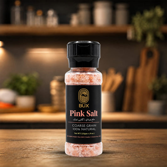 Bux Himalayan Pink Coarse Salt Pet Grinder 225gm