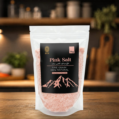 Bux Himalayan Pink Fine Salt Standup Pouch
