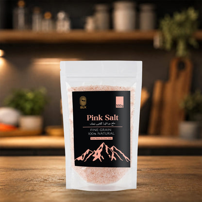 Bux Himalayan Pink Fine Salt Standup Pouch