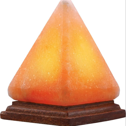 BUX Himalayan Salt Pyramid Shape USB Lamp multi color