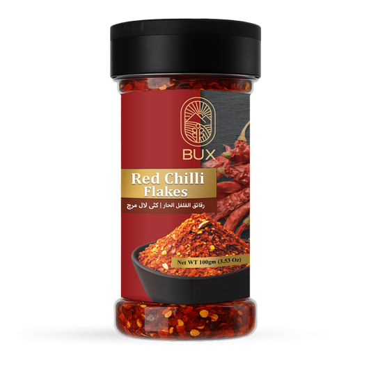 BUX Spices/ Organic Red Chilli/Lal Mirch Powder Plastic Bottle/Shaker 100gm