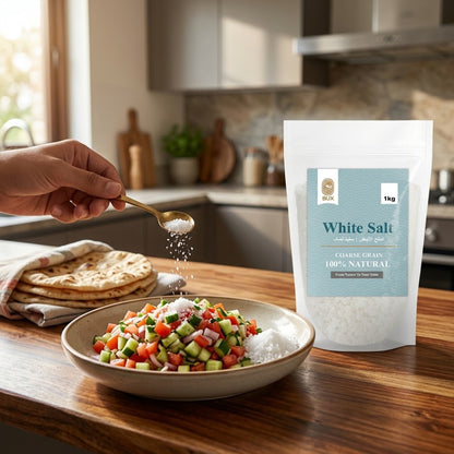 Bux Himalayan White Coarse Salt Standup Pouch