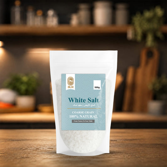 Bux Himalayan White Coarse Salt Standup Pouch