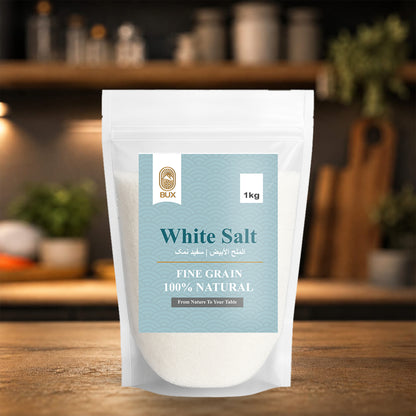 Bux Himalayan White Fine Salt Standup Pouch