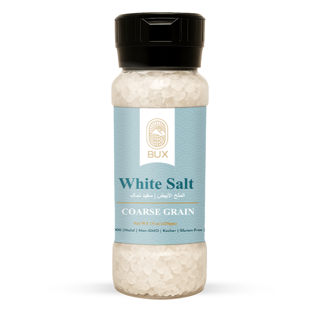Bux Himalayan White Salt Coarse Grain Pet Grinder 425gm