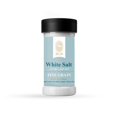 Bux Himalayan White Salt Fine Grain Pet Shaker 200gm