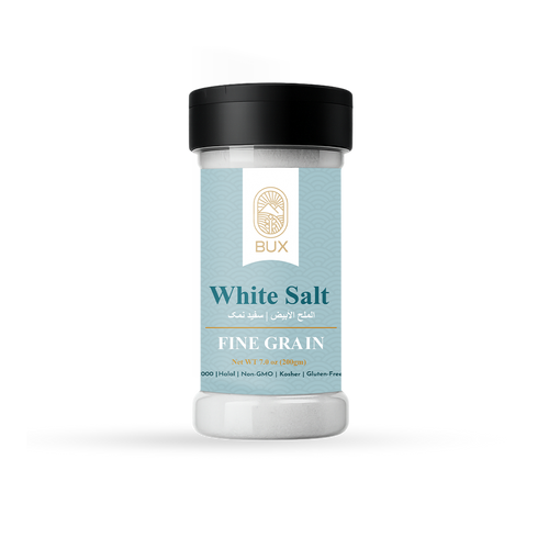 Bux Himalayan White Salt Fine Grain Pet Shaker 200gm