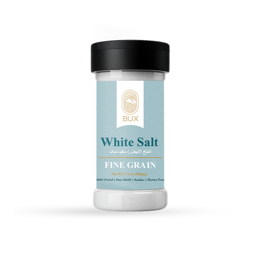 Bux Himalayan White Salt Fine Grain Pet Shaker 200gm